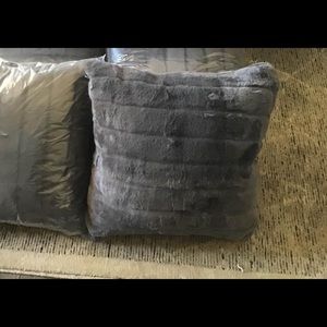 Faux fur Arhaus pillows